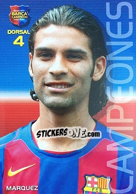 Sticker Marquez - Barça Campeon 2004-2005 n. 16 - Panini