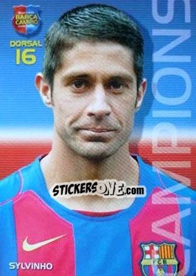 Sticker Sylvinho - Barça Campeon 2004-2005 n. 27 - Panini