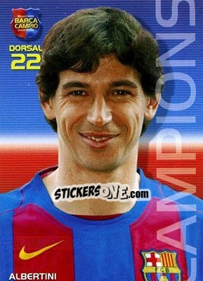 Sticker Albertini - Barça Campeon 2004-2005 n. 31 - Panini