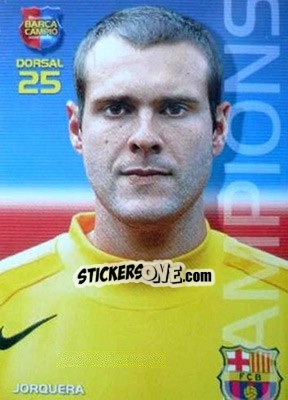 Sticker Jorquera - Barça Campeon 2004-2005 n. 34 - Panini