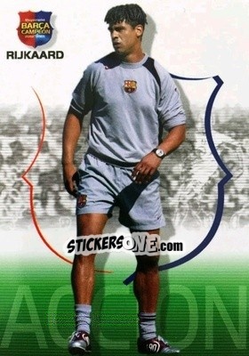 Sticker Rijkaard - Barça Campeon 2004-2005 - Panini