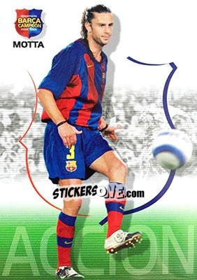 Sticker Thiago Motta - Barça Campeon 2004-2005 - Panini