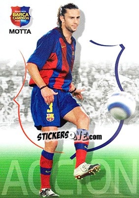 Sticker Thiago Motta - Barça Campeon 2004-2005 n. 42 - Panini