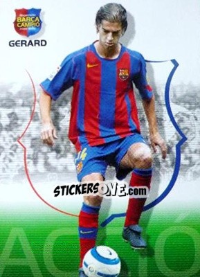 Figurina Gerard - Barça Campeon 2004-2005 n. 52 - Panini