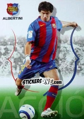 Figurina Albertini - Barça Campeon 2004-2005 - Panini