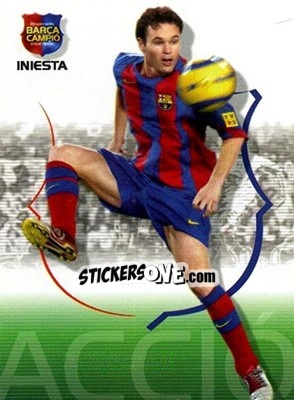 Sticker Iniesta - Barça Campeon 2004-2005 n. 60 - Panini