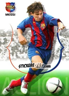 Sticker Messi - Barça Campeon 2004-2005 n. 62 - Panini