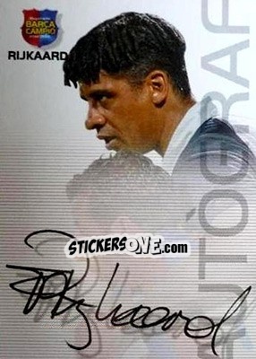 Figurina Rijkaard - Barça Campeon 2004-2005 - Panini