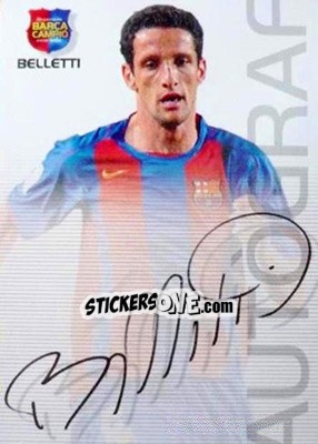 Sticker Belletti - Barça Campeon 2004-2005 - Panini
