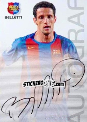 Sticker Belletti - Barça Campeon 2004-2005 n. 68 - Panini