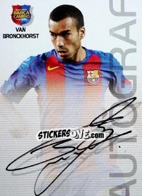 Figurina Van Bronckhorst - Barça Campeon 2004-2005 - Panini