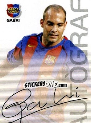 Figurina Gabri - Barça Campeon 2004-2005 - Panini