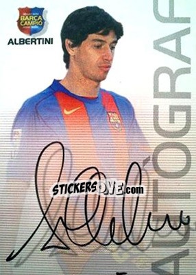 Cromo Albertini - Barça Campeon 2004-2005 - Panini