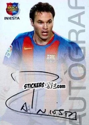 Sticker Iniesta - Barça Campeon 2004-2005 n. 87 - Panini