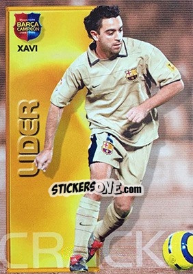 Sticker Xavi / Lider - Barça Campeon 2004-2005 n. 96 - Panini
