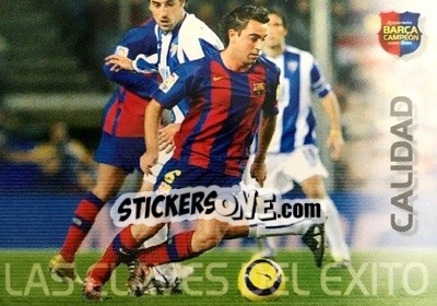 Sticker Calidad - Barça Campeon 2004-2005 - Panini