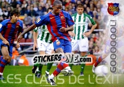 Sticker Gol - Barça Campeon 2004-2005 n. 104 - Panini