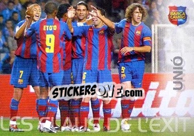 Sticker Union - Barça Campeon 2004-2005 n. 108 - Panini