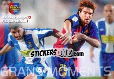 Sticker Espanyol 0-1 Barca