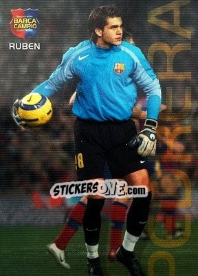 Cromo Ruben - Barça Campeon 2004-2005 - Panini