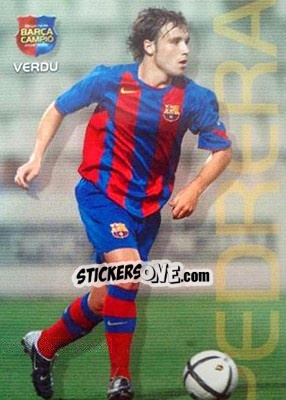 Sticker Verdu - Barça Campeon 2004-2005 - Panini