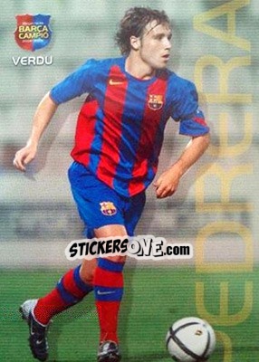 Sticker Verdu - Barça Campeon 2004-2005 n. 123 - Panini