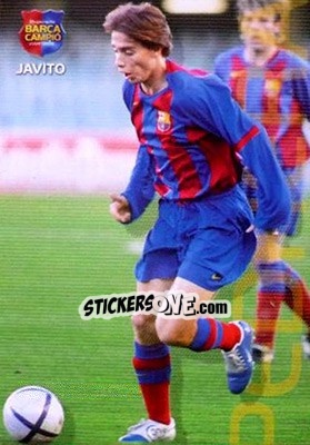 Sticker Javito - Barça Campeon 2004-2005 - Panini