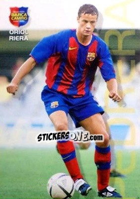 Sticker Oriol Riera - Barça Campeon 2004-2005 - Panini