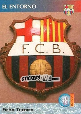 Sticker Ficha Tecnica - Barça 1990-96 Dream Team n. 1 - Panini