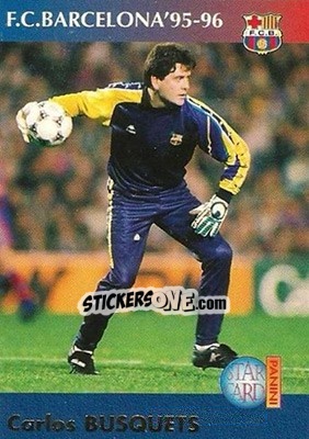 Figurina Busquets - Barça 1990-96 Dream Team n. 6 - Panini