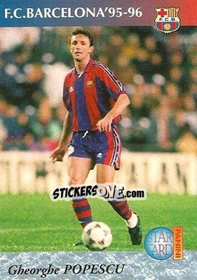 Sticker Popescu - Barça 1990-96 Dream Team n. 13 - Panini