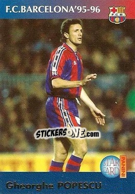 Cromo Popescu - Barça 1990-96 Dream Team - Panini
