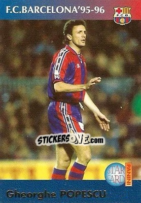 Sticker Popescu - Barça 1990-96 Dream Team n. 14 - Panini