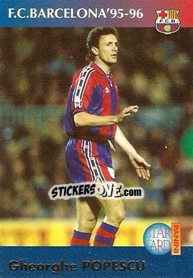 Figurina Popescu - Barça 1990-96 Dream Team - Panini