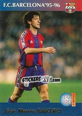 Cromo Bakero - Barça 1990-96 Dream Team - Panini