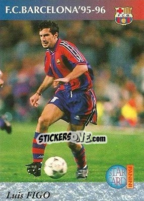 Sticker Figo - Barça 1990-96 Dream Team n. 17 - Panini