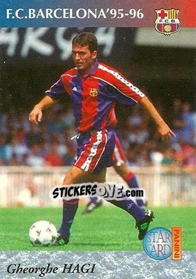 Cromo Hagi - Barça 1990-96 Dream Team - Panini