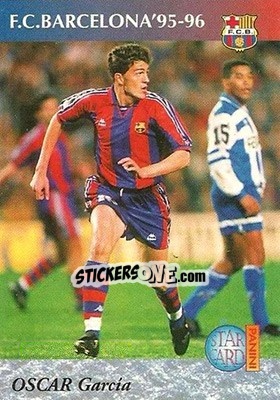 Sticker Oscar - Barça 1990-96 Dream Team n. 33 - Panini