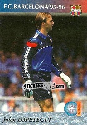 Sticker Lopetegui - Barça 1990-96 Dream Team - Panini