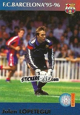 Cromo Lopetegui - Barça 1990-96 Dream Team - Panini
