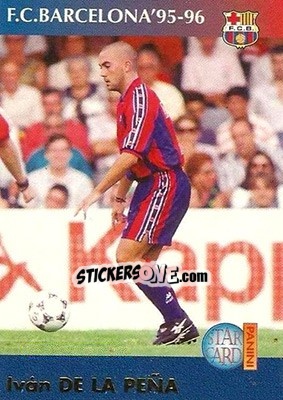 Sticker De La Pena - Barça 1990-96 Dream Team n. 44 - Panini