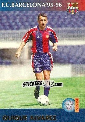 Cromo Quique Alvarez - Barça 1990-96 Dream Team - Panini