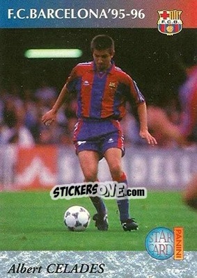 Figurina Celades - Barça 1990-96 Dream Team - Panini