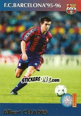Cromo Celades - Barça 1990-96 Dream Team n. 50 - Panini