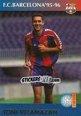 Figurina Toni Velamazan - Barça 1990-96 Dream Team n. 54 - Panini