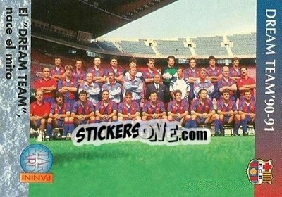 Sticker El Dream Team Nace El Mito - Barça 1990-96 Dream Team - Panini