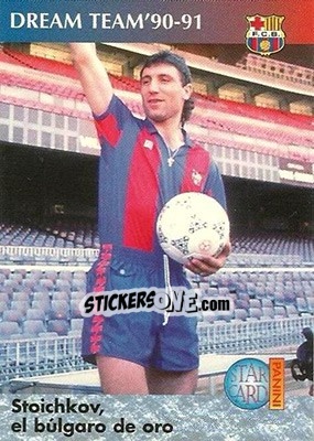 Sticker Stoichkov, el bulgaro de oro - Barça 1990-96 Dream Team n. 56 - Panini