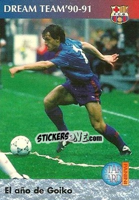 Sticker El ano de Goiko - Barça 1990-96 Dream Team n. 57 - Panini