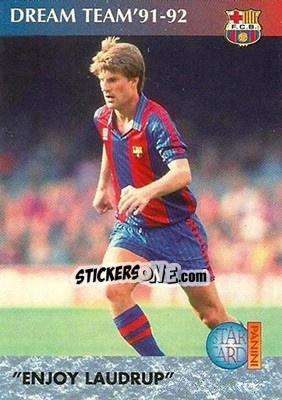 Cromo Enjoy Laudrup - Barça 1990-96 Dream Team - Panini