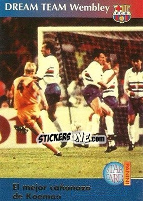 Sticker El canonazo de Koeman - Barça 1990-96 Dream Team n. 74 - Panini